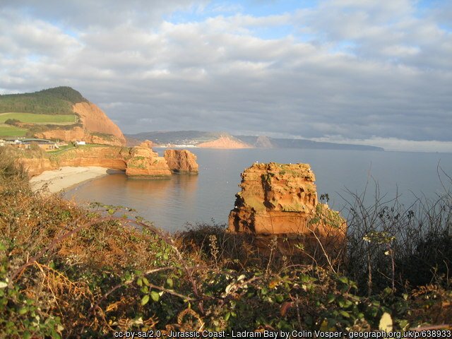 Ladram Bay in midwinter